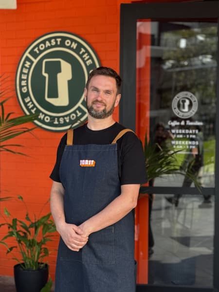 Toast on the Green chef Mike Shank.