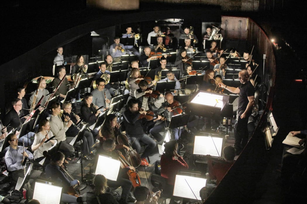 Metropolitan Opera Orchestra in rehearsal, with Yannick Nézet-Séguin