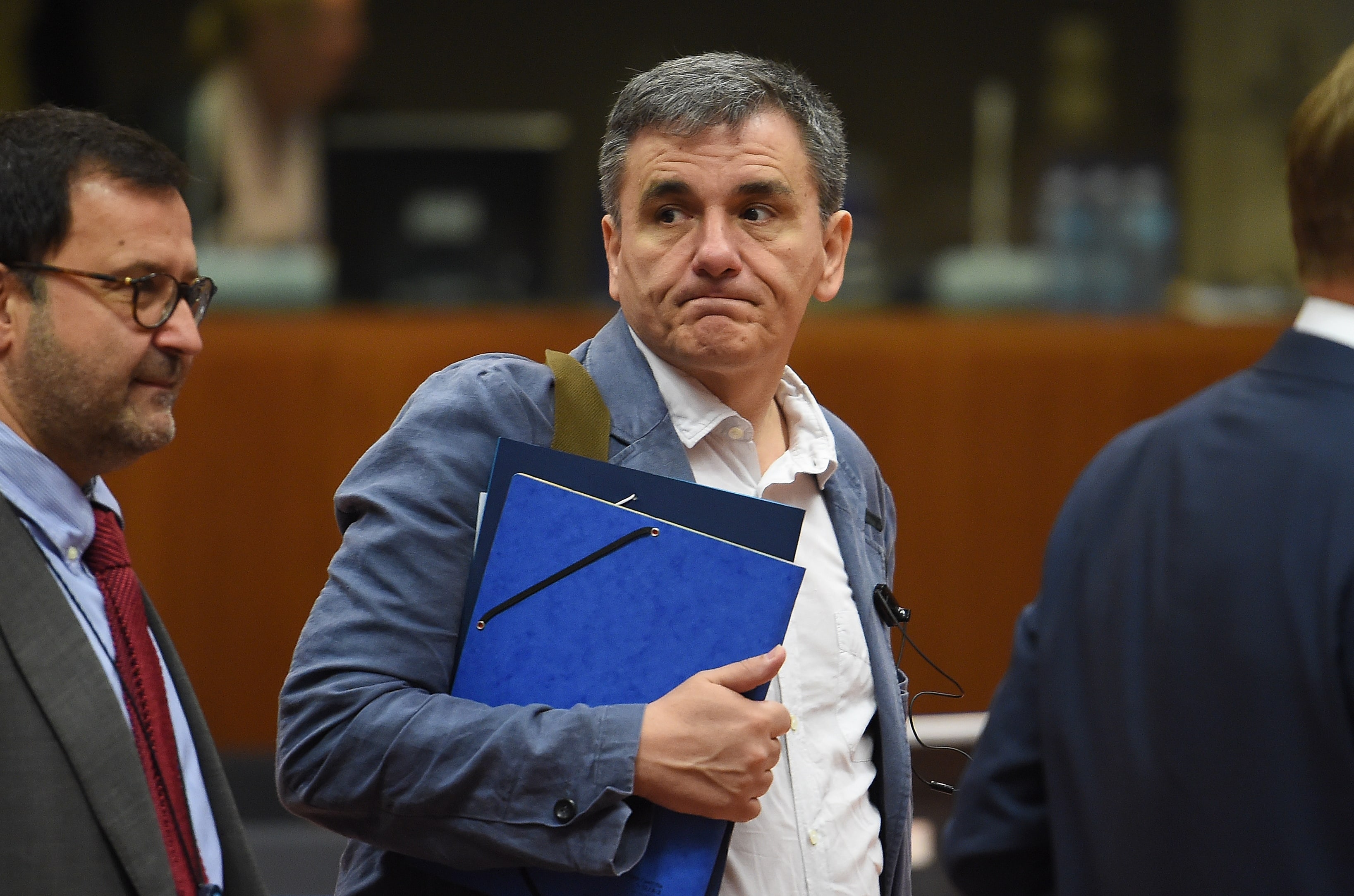 Greece's Finance Minister Euclid Tsakalotos.