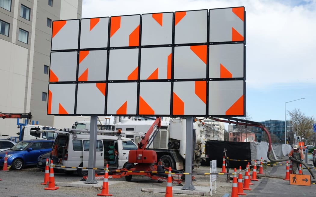 Under Construction- Chaos and Order by Peter Atkins, set up on Gloucester St.