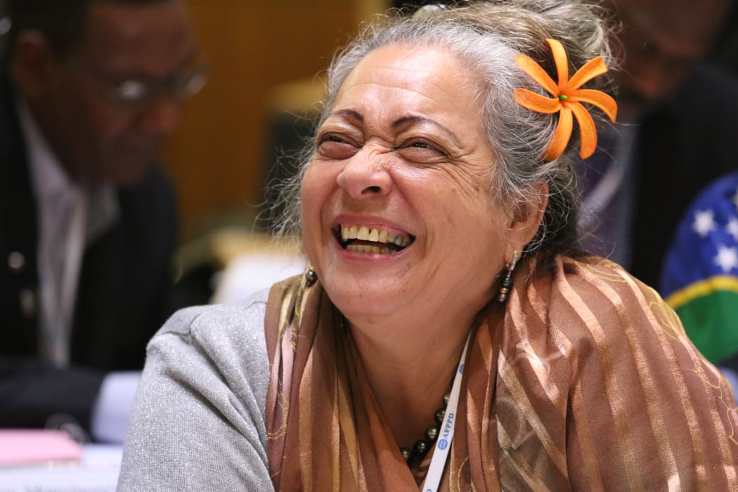 The Cook Islands speaker of Parliament Niki Rattle.