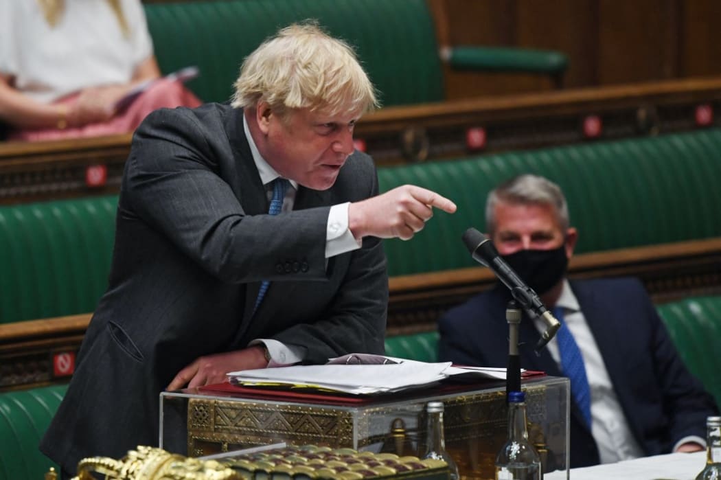 Boris Johnson during Prime Minister's Questions, he has denied breaking rules over the refurbishment of his Downing Street flat.