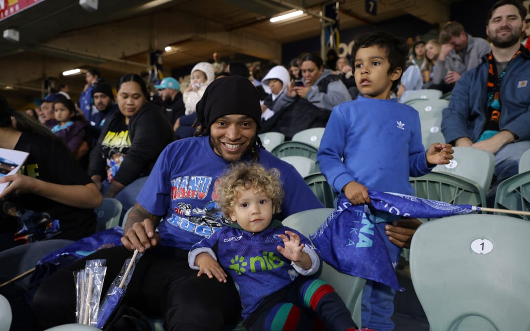 Fans at the last Moana Pasifika home game.