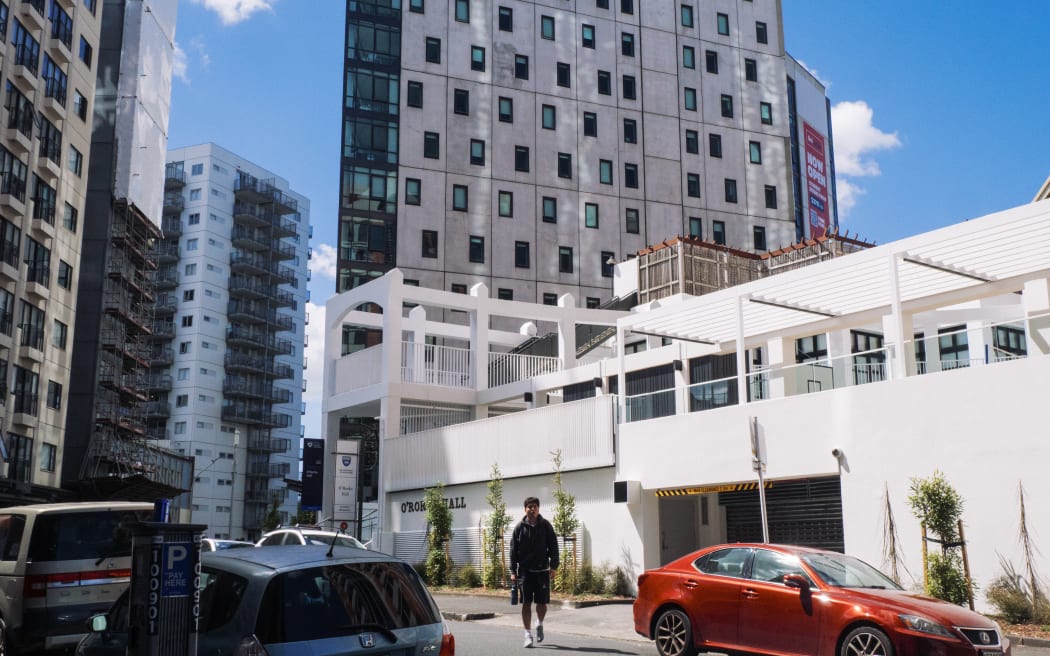 City apartments in central Auckland.