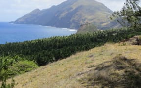 The island of Pagan in the Commonwealth of the Northern Marianas Islands.