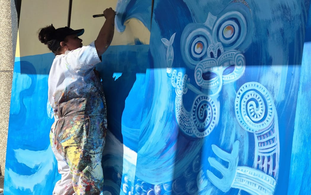 Regan Balzer painting mukakai