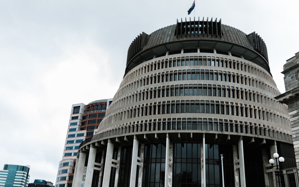 The Beehive. Parliament, Wellington