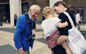Bill Cunningham at Fashion Week