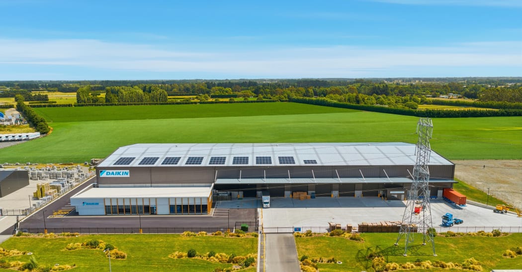 Daikin New Zealand's new Hornby warehouse.