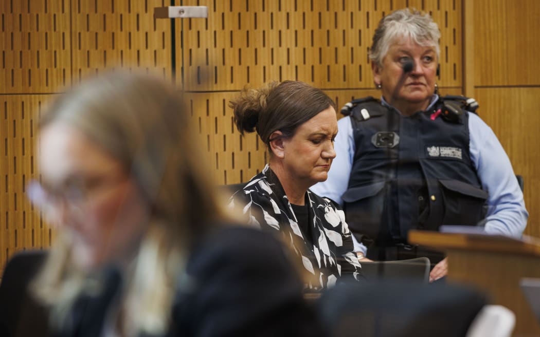 Lauren Dickason listens to the victim impact statements during her sentencing on 26 June, 2024.