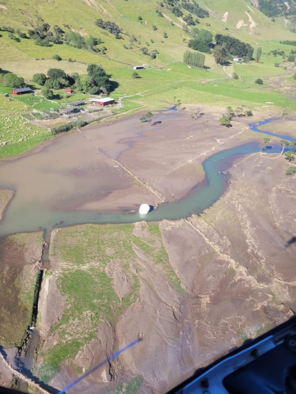 Flooding in Goughs Bay, December 2021.
