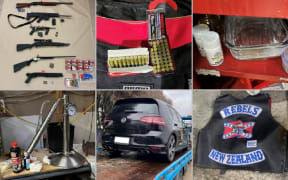 Police say they have arrested five people and seized guns and drugs in an operation targeting gang activity across Tāmaki Makaurau.
