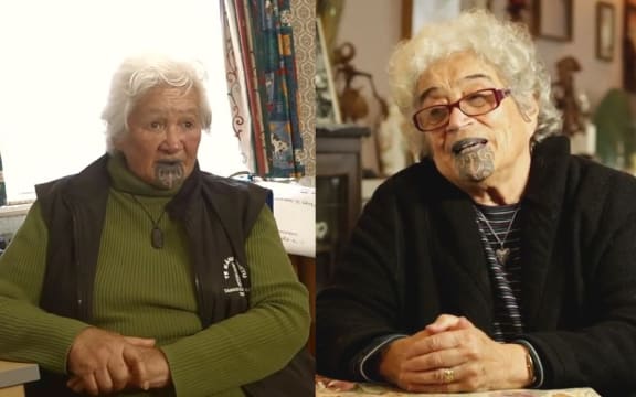 Hokimoana Te Rika-Hekerangi and Elizabeth Mana Hunkin