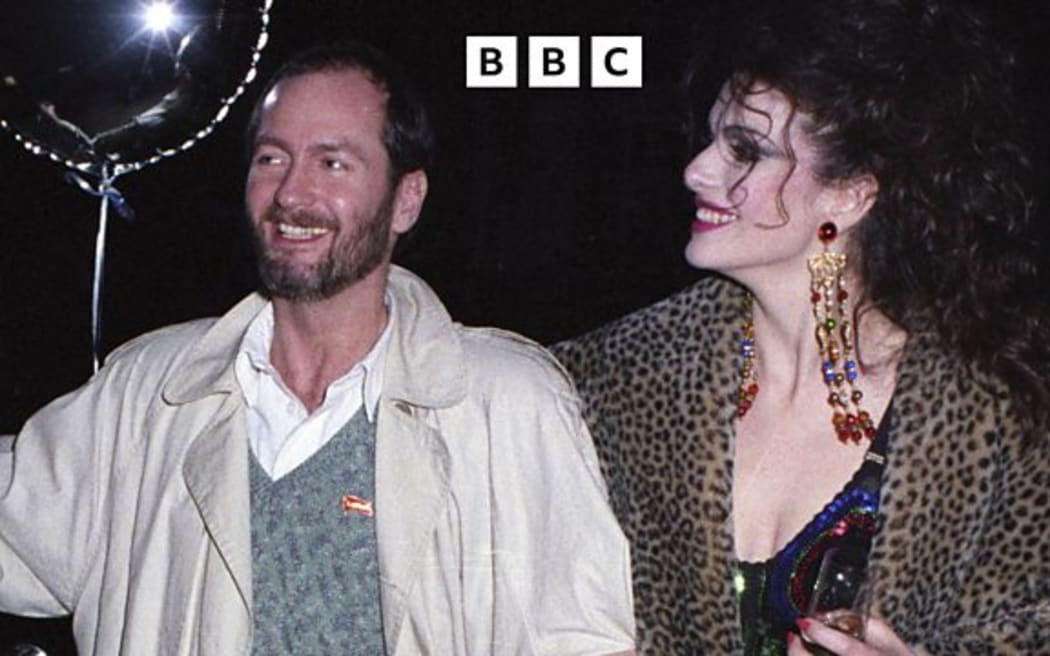 Kenny Everett and Cleo Rocos