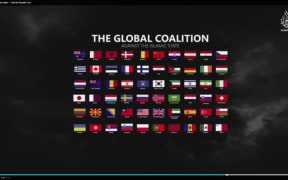 A screenshot from the propaganda video released by Islamic State.