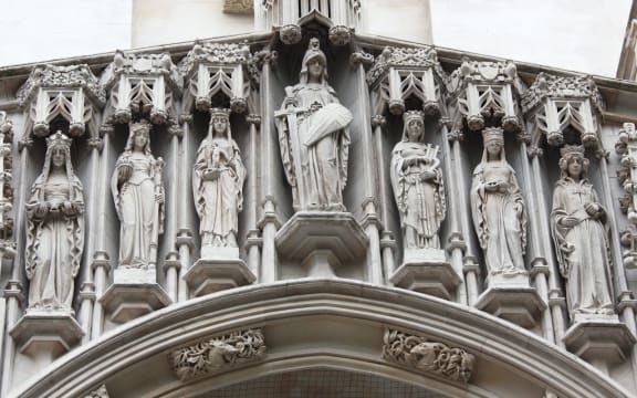 Statues on Westminster Abbey