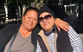 Sisters Joanne Minimita, left, and Debbie Ngare in Sydney.