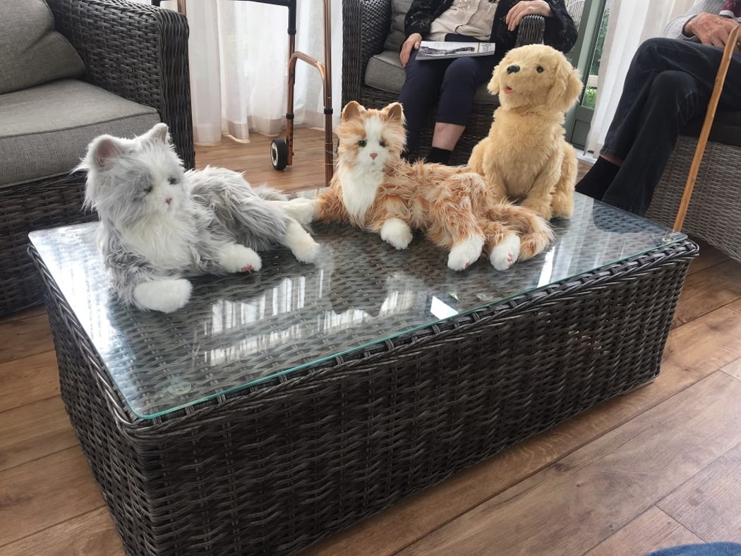 Joy For All Companion Pets  are social robots intended for eldercare.