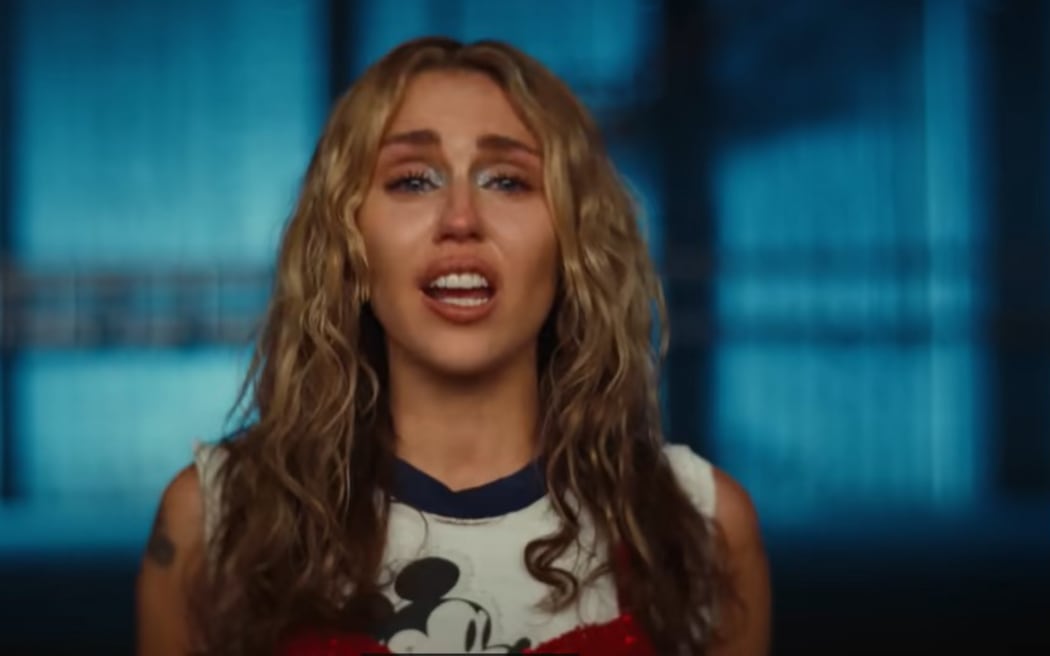 Image from Miley Cyrus video "Used to be Young"