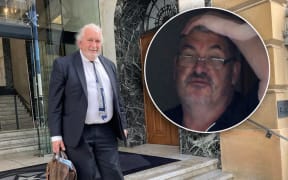 Chris Tennet hired serial conman Brian Hunter (insert) to work at his law firm. Tennet is now before the Lawyers and Conveyancers Disciplinary Tribunal to explain what, if any, supervision he had over Hunter, knowing full well his background.