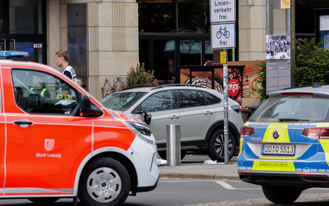 Two dead as car ploughs into crowd in Germany's Leipzig | RNZ News