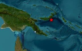 The quake struck near Papua New Guinea.
