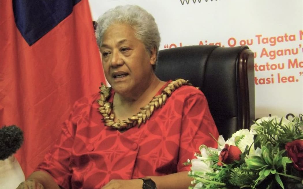 The Faatuatua ile Atua Samoa ua Tasi party leader, Fiame Naomi Mataafa