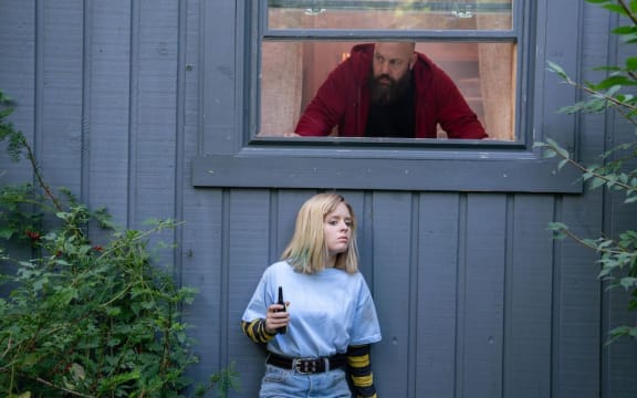 A still from the 2020 film Becky