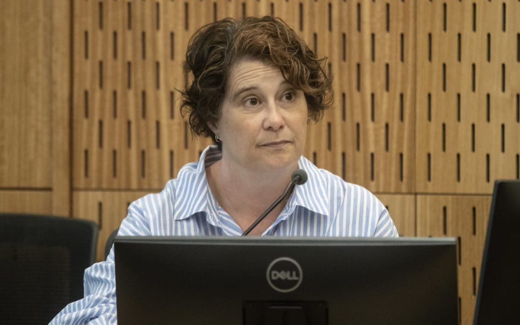 29th November 2023 Iain McGregor/The Press/Pool
Christchurch Masjidain Attack Coronial hearing.
Witness Dawn Lucas - St John command & control.