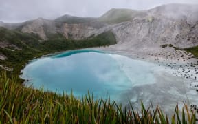 Mt Balbi crater lake in Bougainville.