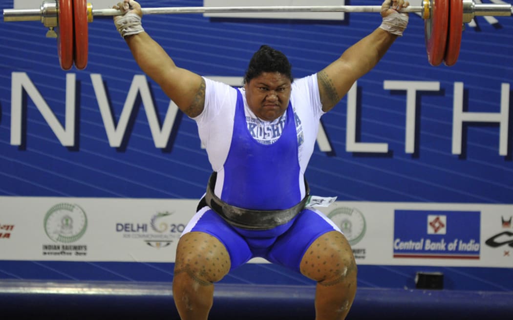Ele Opeloge won gold at the 2010 Delhi Commonwealth Games.