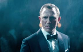 Daniel Craig as James Bond in No Time to Die (2020).