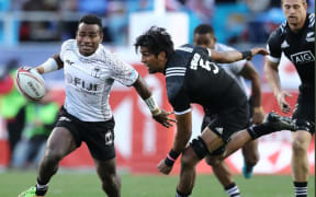 Jerry Tuwai scored an injury time winner to help advance Fiji to the Vegas 7s semi-finals