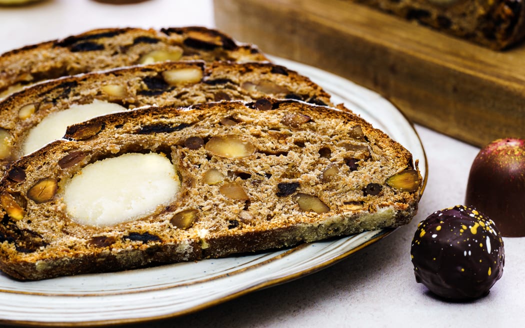 Christmas Stollen bread