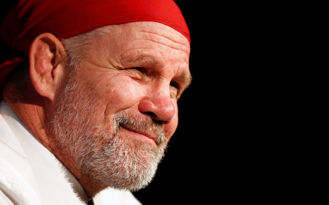 MC Peter FitzSimons. Westpac International Rugby Legends Gala Dinner, Sky City Convention Centre, Auckland 24 May 2011. Photo: Simon Watts/photosport.co.nz