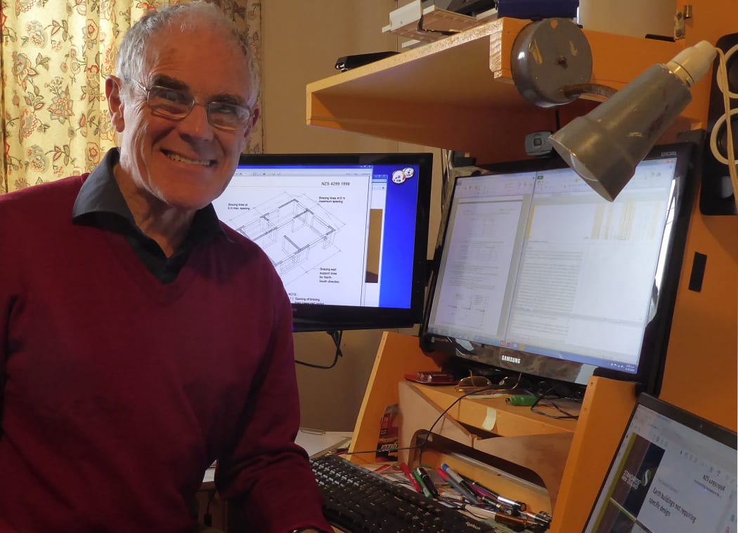 Engineer and earth building standards technical project leader Ian Brewer.