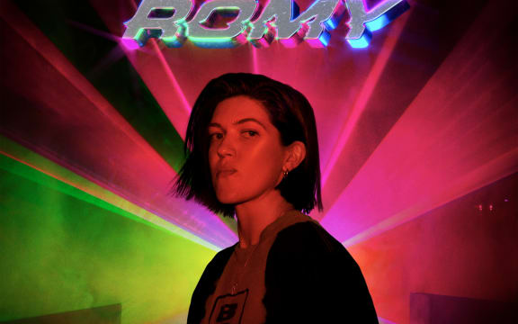 Romy's album cover for MID AIR