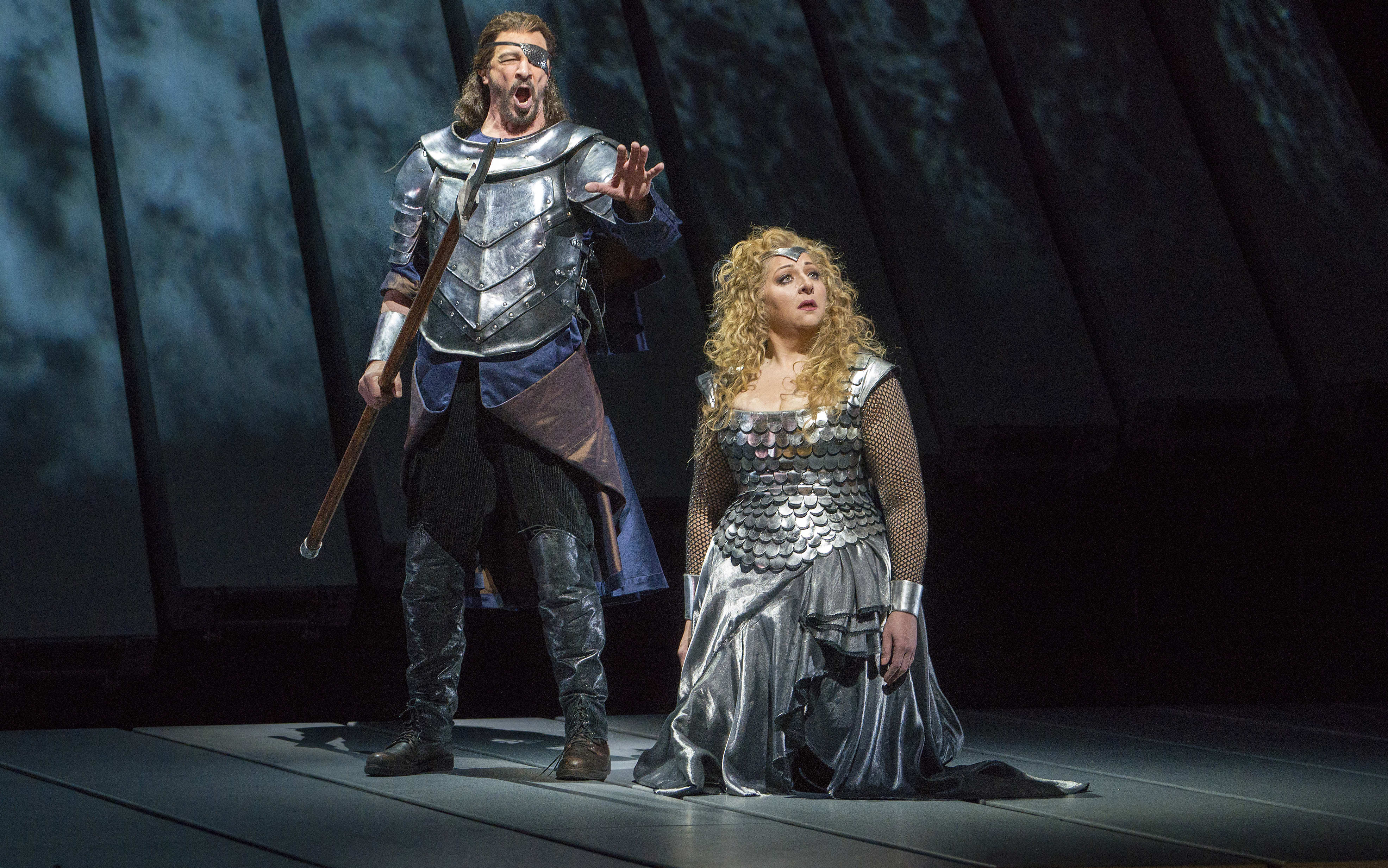 Wotan and Brünnhilde at The Met