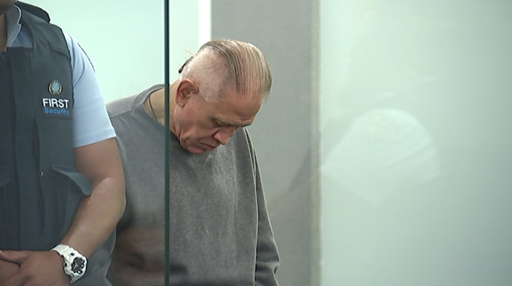 Malcom Rewa in court just after the guilty verdict was delivered by the jury in the trial for the murder of Susan Burdett.