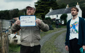 Tim Key and Tom Basden in The Ballad of Wallis Island.