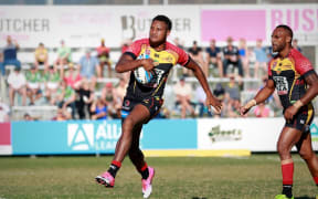 Former Hunter Bland Abavu (L) is back in 2019.