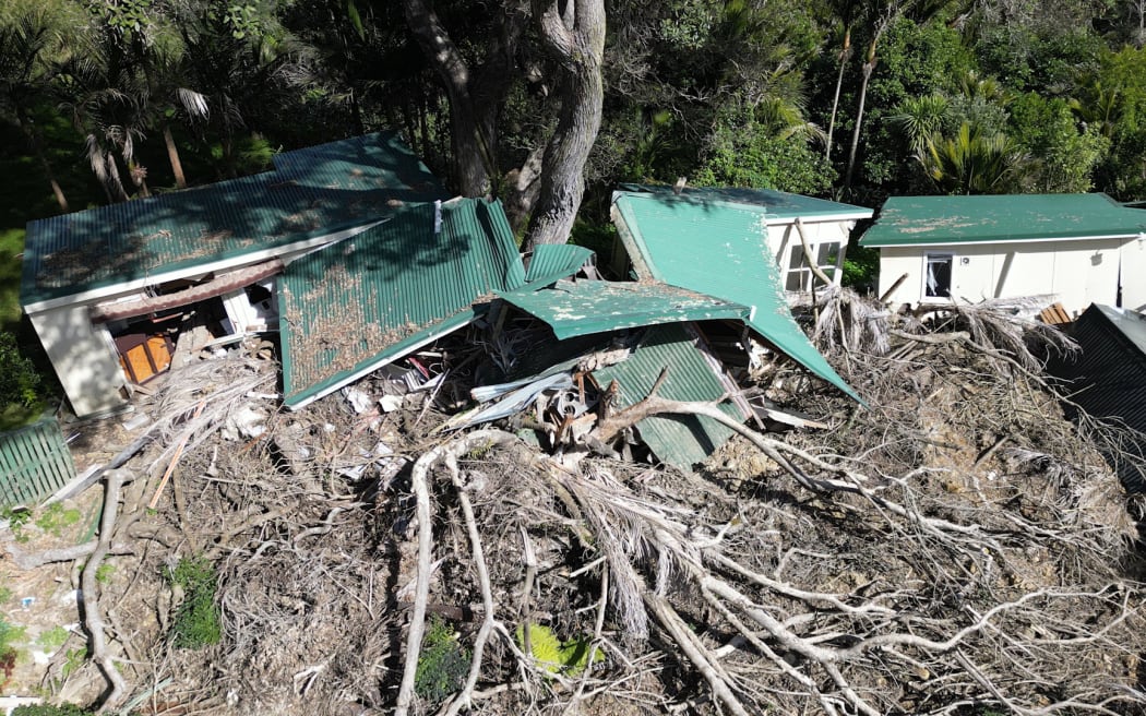 Muriwai flood damage