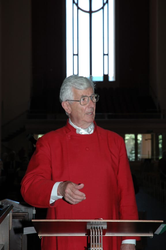 Peter Godfrey in Wellington Cathedral