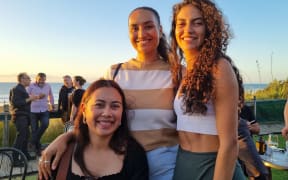 Stella Alburguerque and members of Le Moana