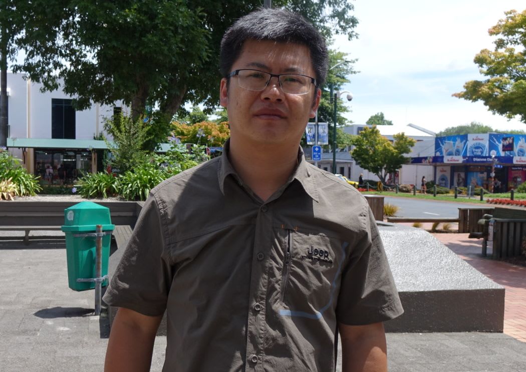 Peng Liu outside the Rotorua District Court