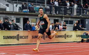Lex Revell-Lewis wins over 400 metres at the Capital Classic.
