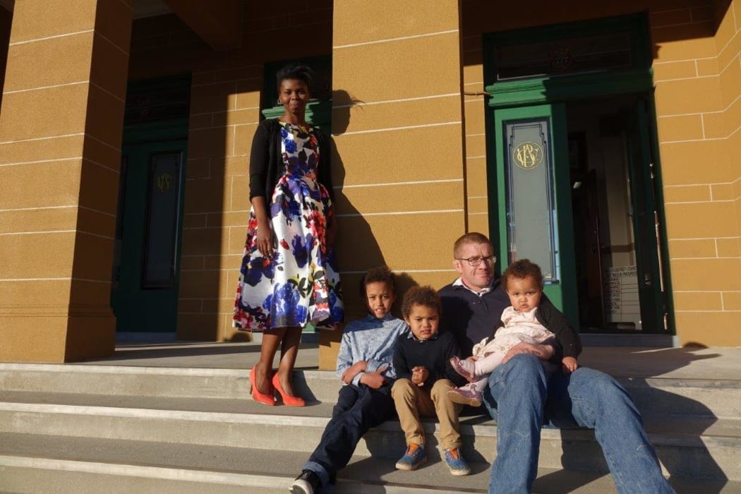 Zikona Rosanowski with husband Scott and children Braedyn, 8, Cameron, 3, and Harper, 15 months.