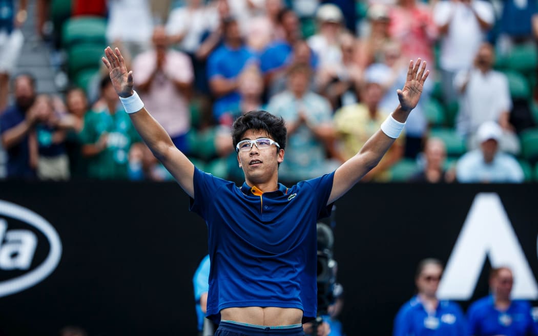Hyeon Chung at the Australian Open
