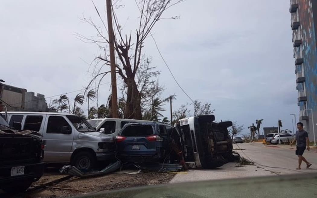 Damage caused by Super Typhoon Yutu