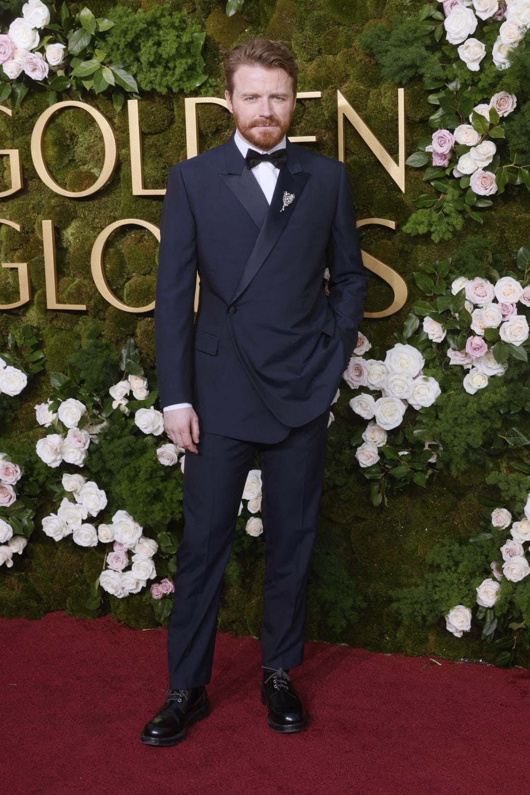 Scottish actor Jack Lowden arrives for the 82nd annual Golden Globe Awards at the Beverly Hilton hotel in Beverly Hills, California, on January 5, 2025.